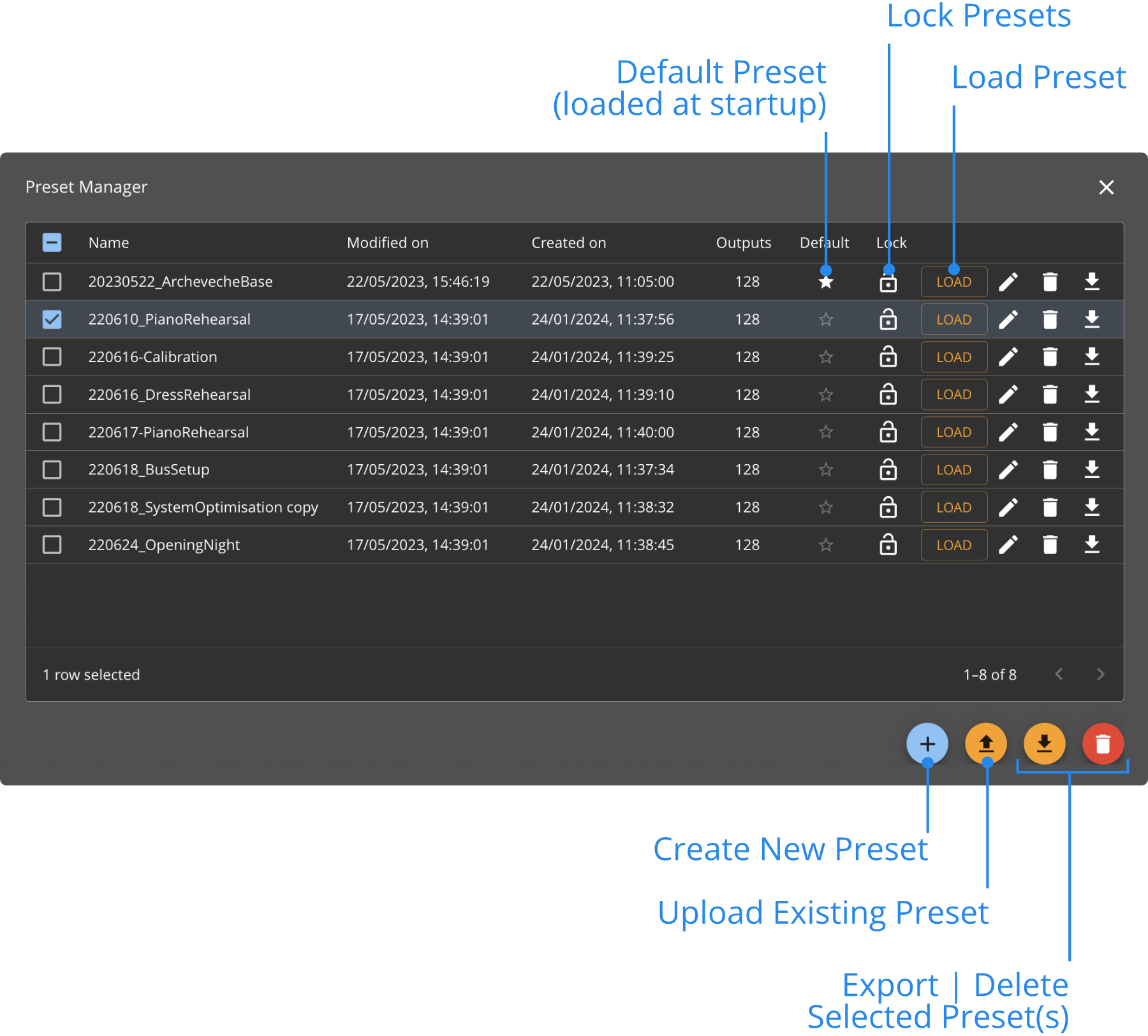 Preset Manager